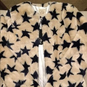 Faux Fur Chaser Star Jacket.🌟